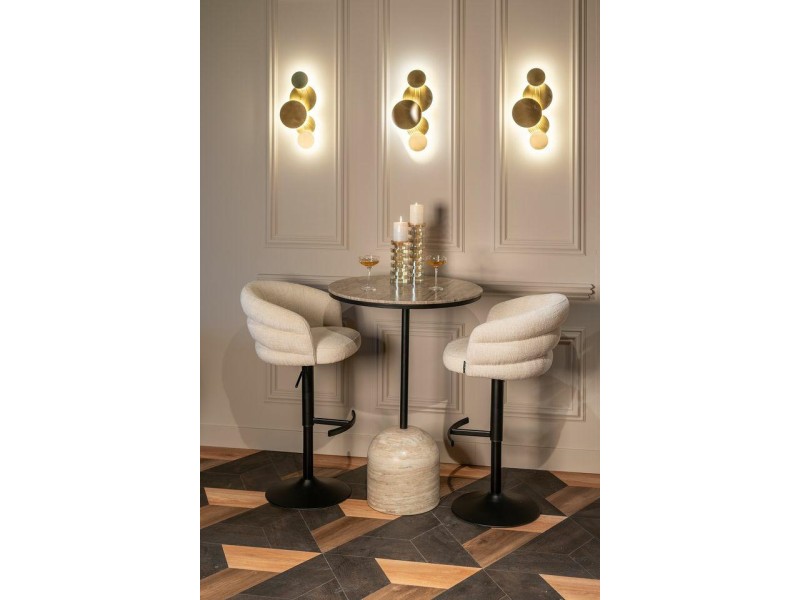 RICHMOND krzesło barowe NIKKI - trudnopalne, funkcja obrotowa - Richmond Interiors